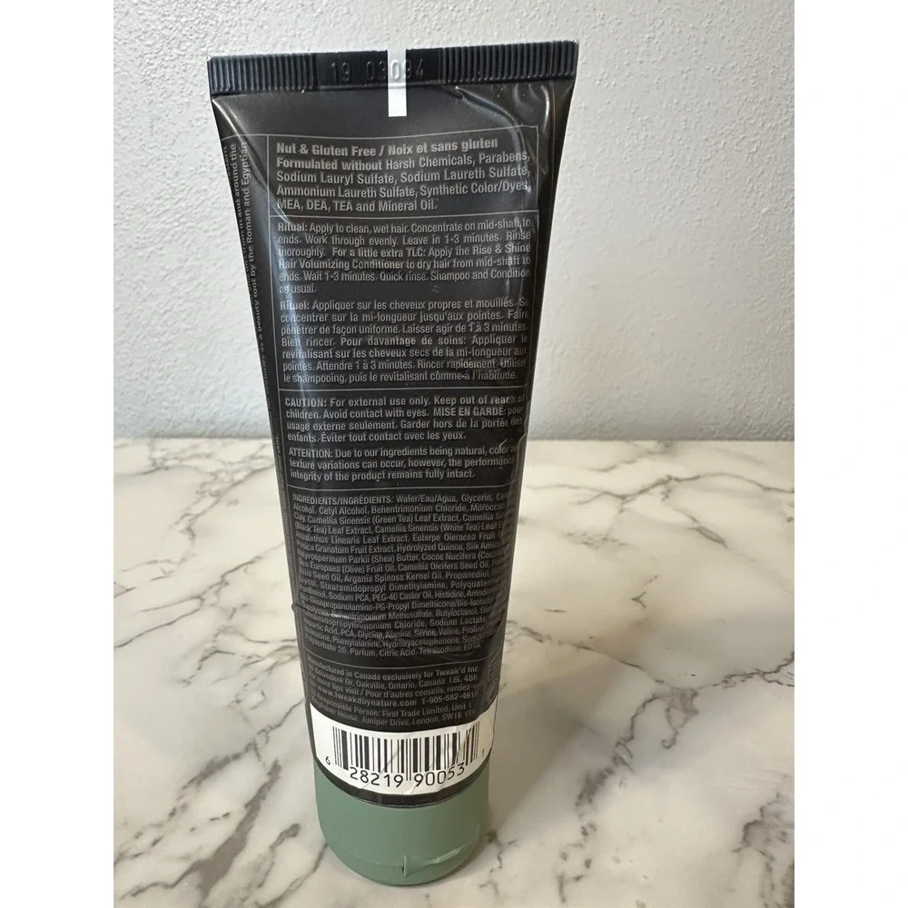Tweak'd By Nature Rise & Shine Hair Volumizing Shampoo & Conditioner.‎ New 3oz